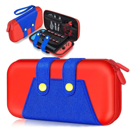 Bolso Estuche Protector Nintendo Switch Alta Resistencia Rojo