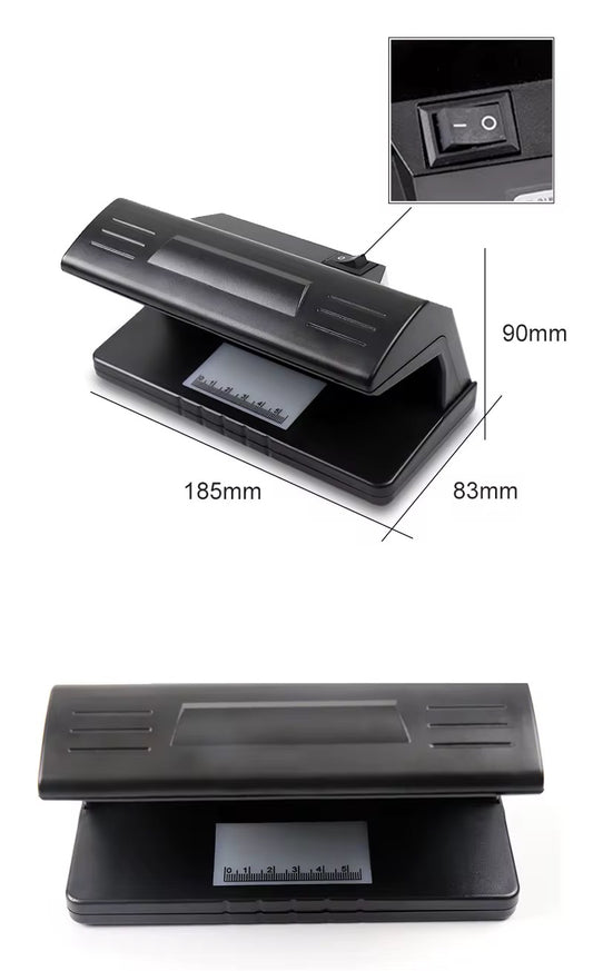 Detector De Billetes Falsos Luz Ultravioleta 318