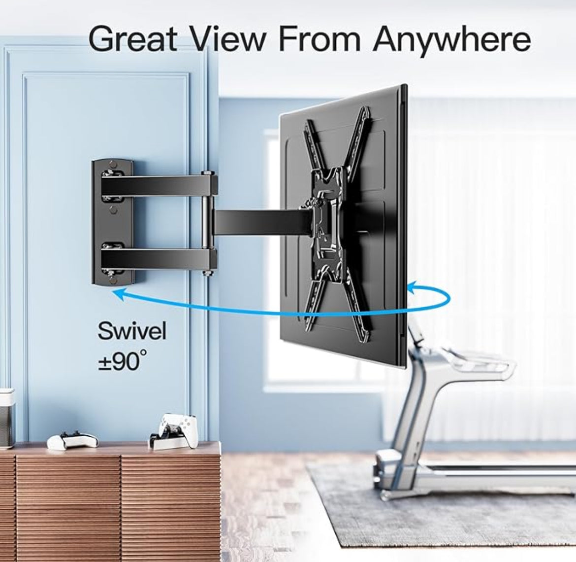 Soporte Tv Pared 14 -55 Pulgadas 50 kg con Brazo