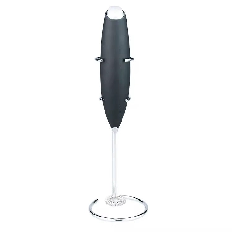 Revolvedor Portátil Mini Batidor Eléctrico Con Soporte Café