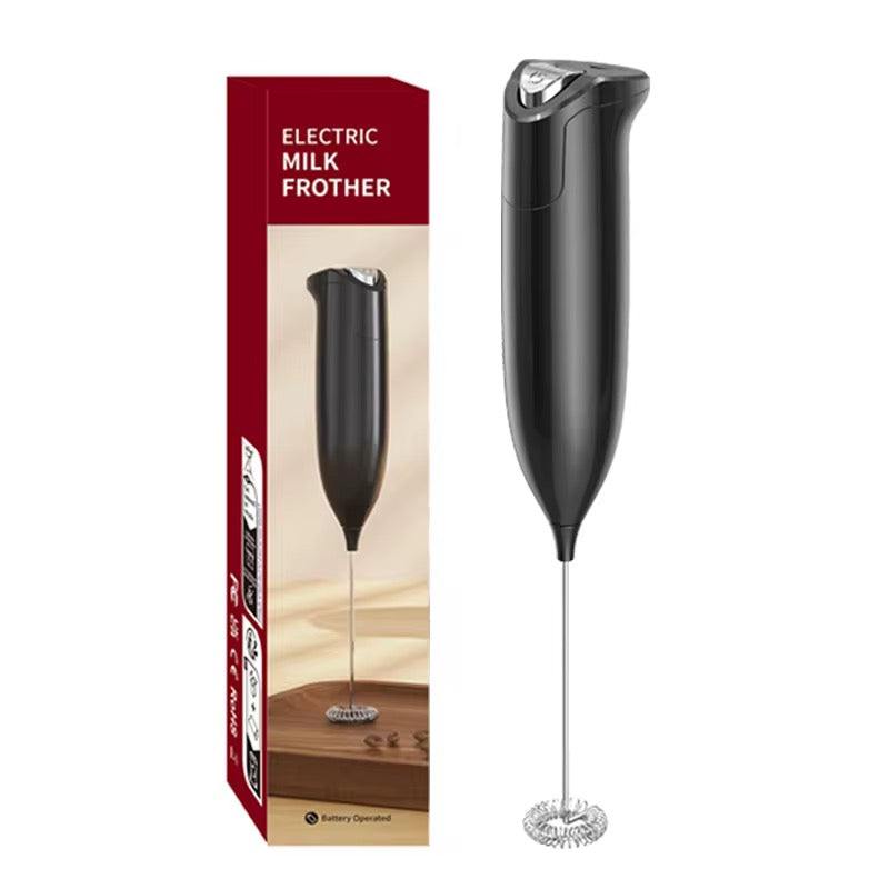 Revolvedor Portátil Mini Batidor Eléctrico Con Soporte Café