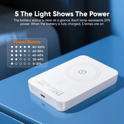 Cargador Inalámbrico Magnético Vidvie PB7024 10000mAh