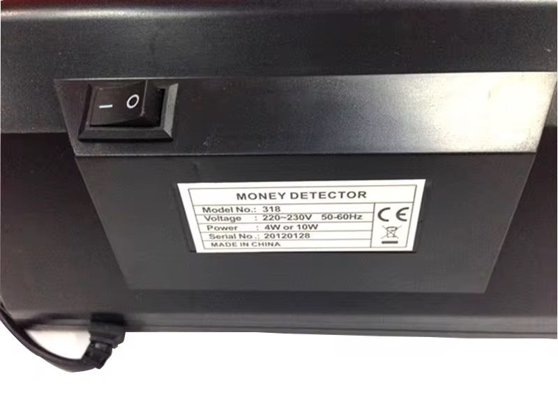 Detector De Billetes Falsos Luz Ultravioleta 318