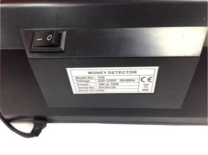 Detector De Billetes Falsos Luz Ultravioleta 318
