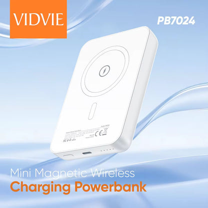 Cargador Inalámbrico Magnético Vidvie PB7024 10000mAh