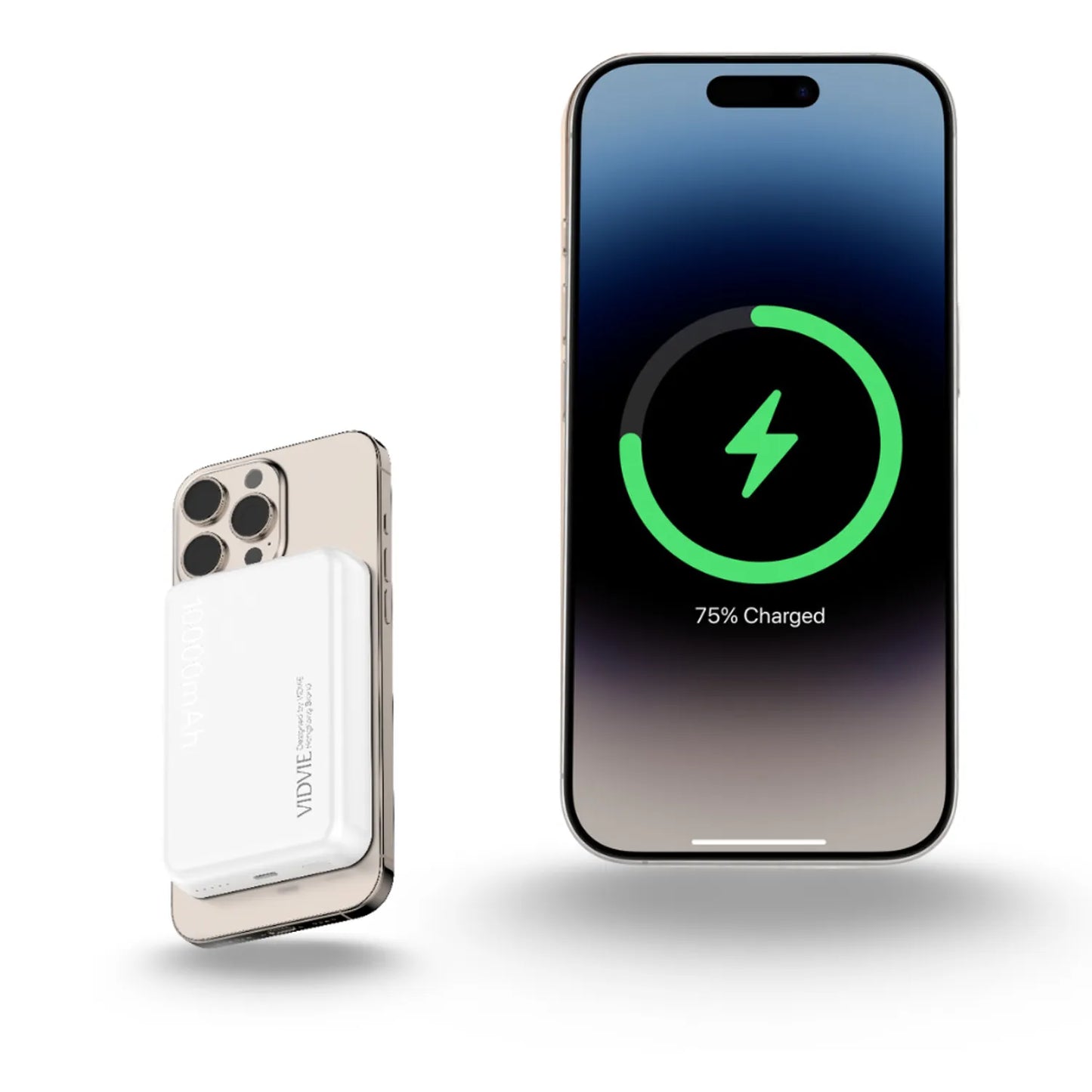 Cargador Inalámbrico Magnético Vidvie PB7024 10000mAh