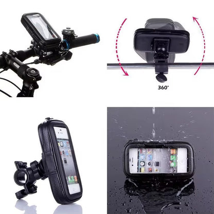 Porta Celular Moto Impermeable Touch Soporte Bicicleta