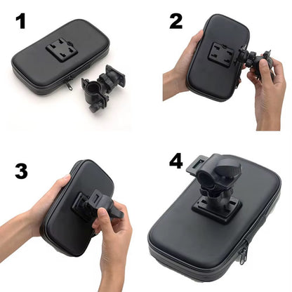 Porta Celular Moto Impermeable Touch Soporte Bicicleta