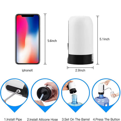 Dispensador De Agua Automático Para Bidón Recargable