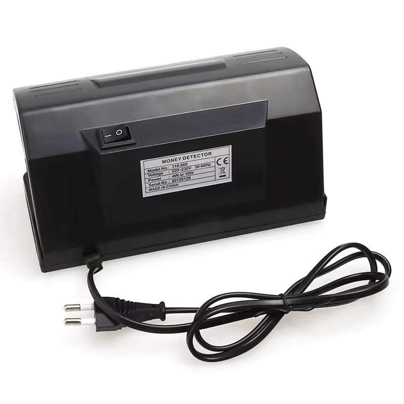Detector De Billetes Falsos Luz Ultravioleta 318