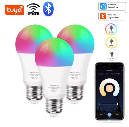 Ampolleta Smart LED RGB E27 10W Bluetooth Alexa Google Home