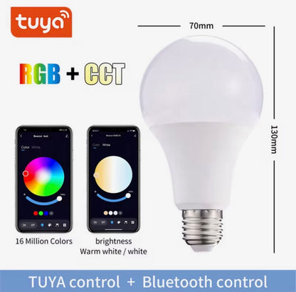Ampolleta Smart LED RGB E27 10W Bluetooth Alexa Google Home