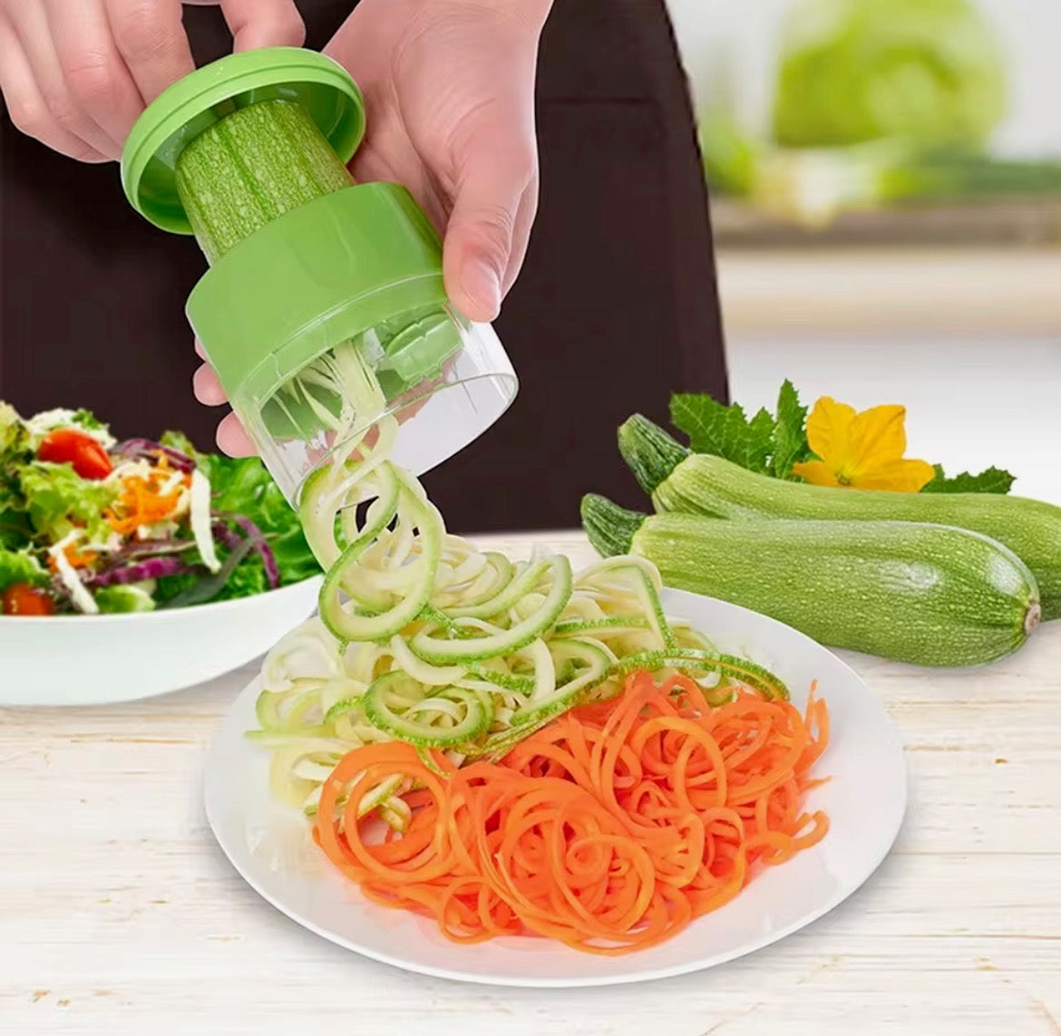Cortador De Verduras En Zucchini Espiral Manual