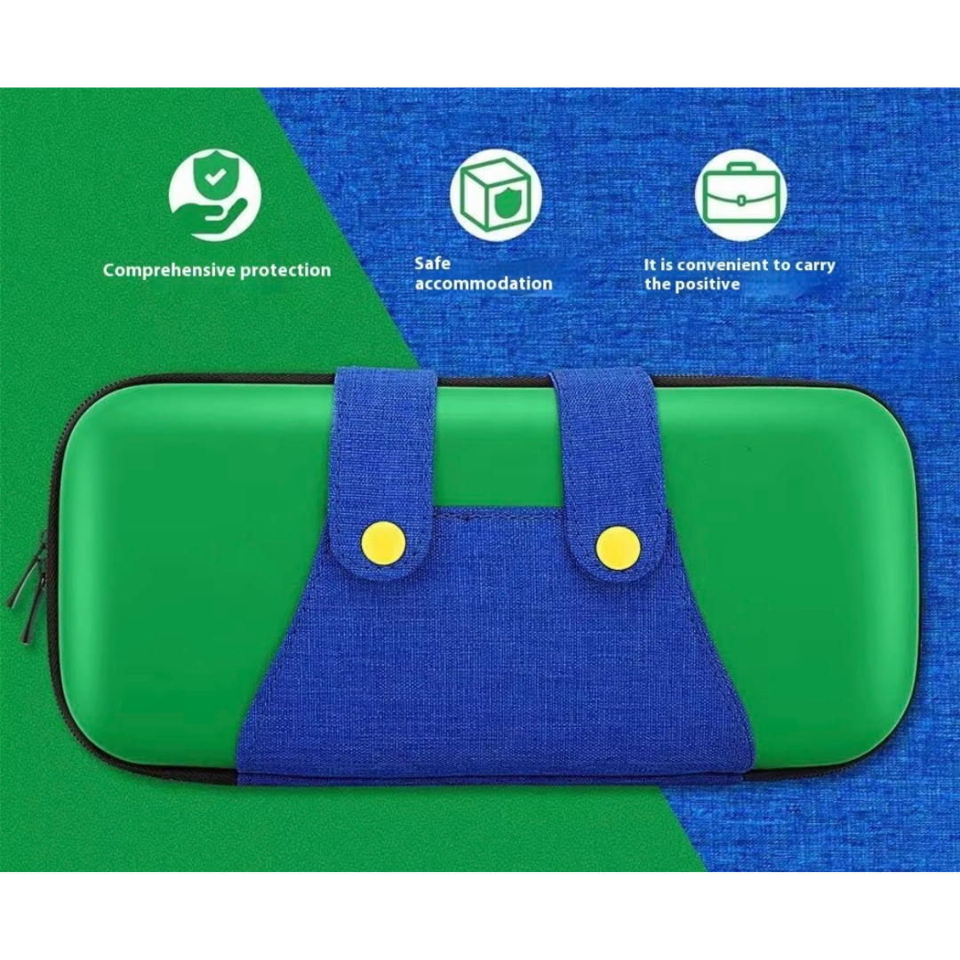 Bolso Estuche Protector Nintendo Switch Alta Resistencia Verde